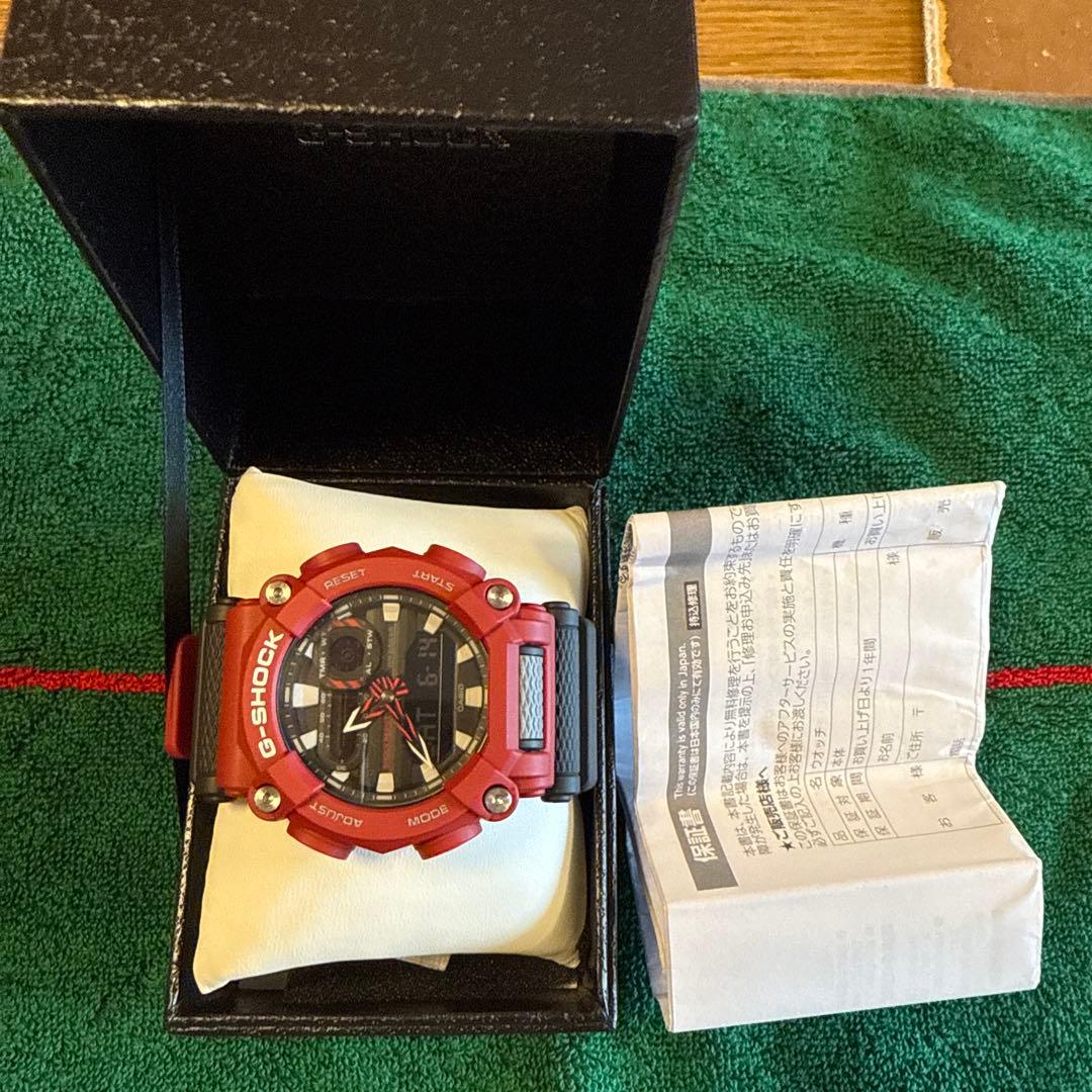 G-SHOCK GA-900-4AJF CASIO 赤