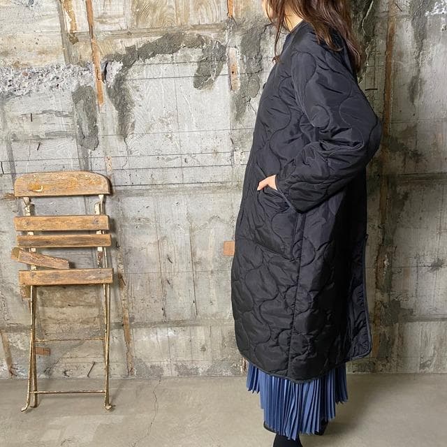 【新品・未使用】HYKEのキルティングライナーコート