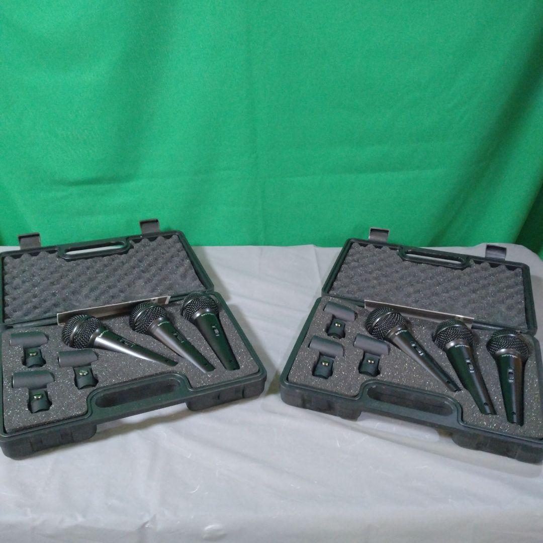 ダイナミックマイク3本セット×2箱（ケース付き）XM1800S