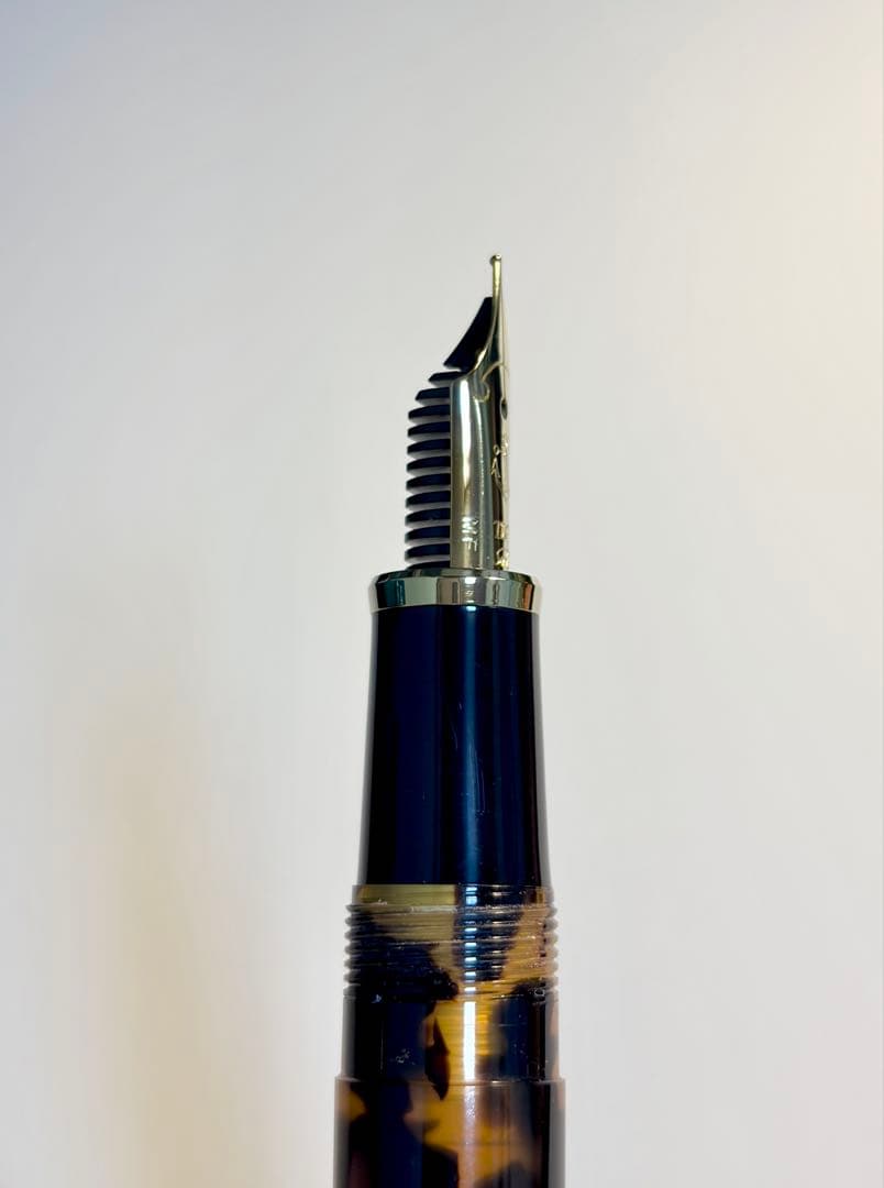 【廃盤品】SAILOR セーラーFOUNDED 1911 べっ甲柄 万年筆 MF
