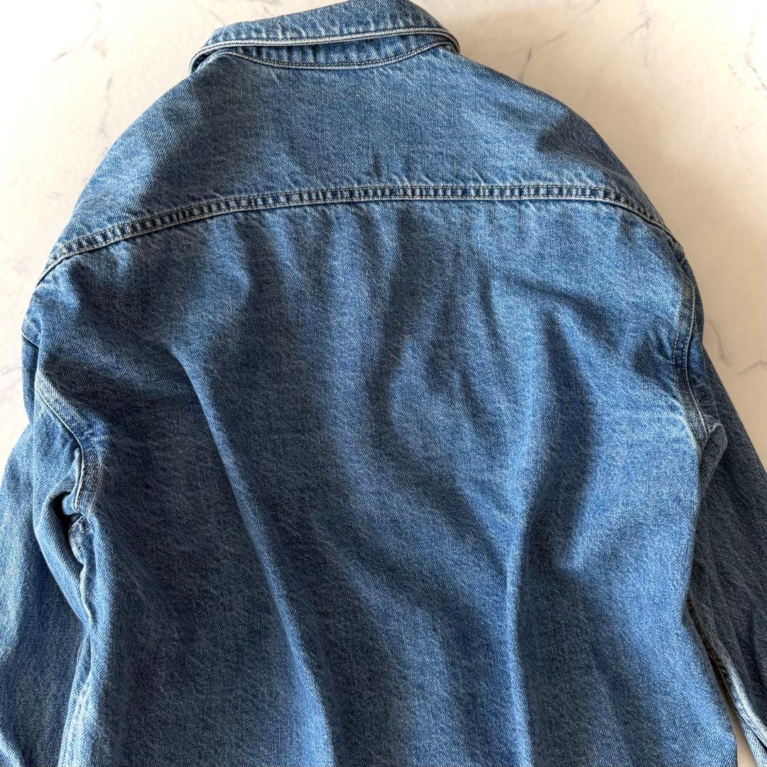 美品 スピックアンドスパン デニムシャツ ジャケット 5 1/2 ブルー 36