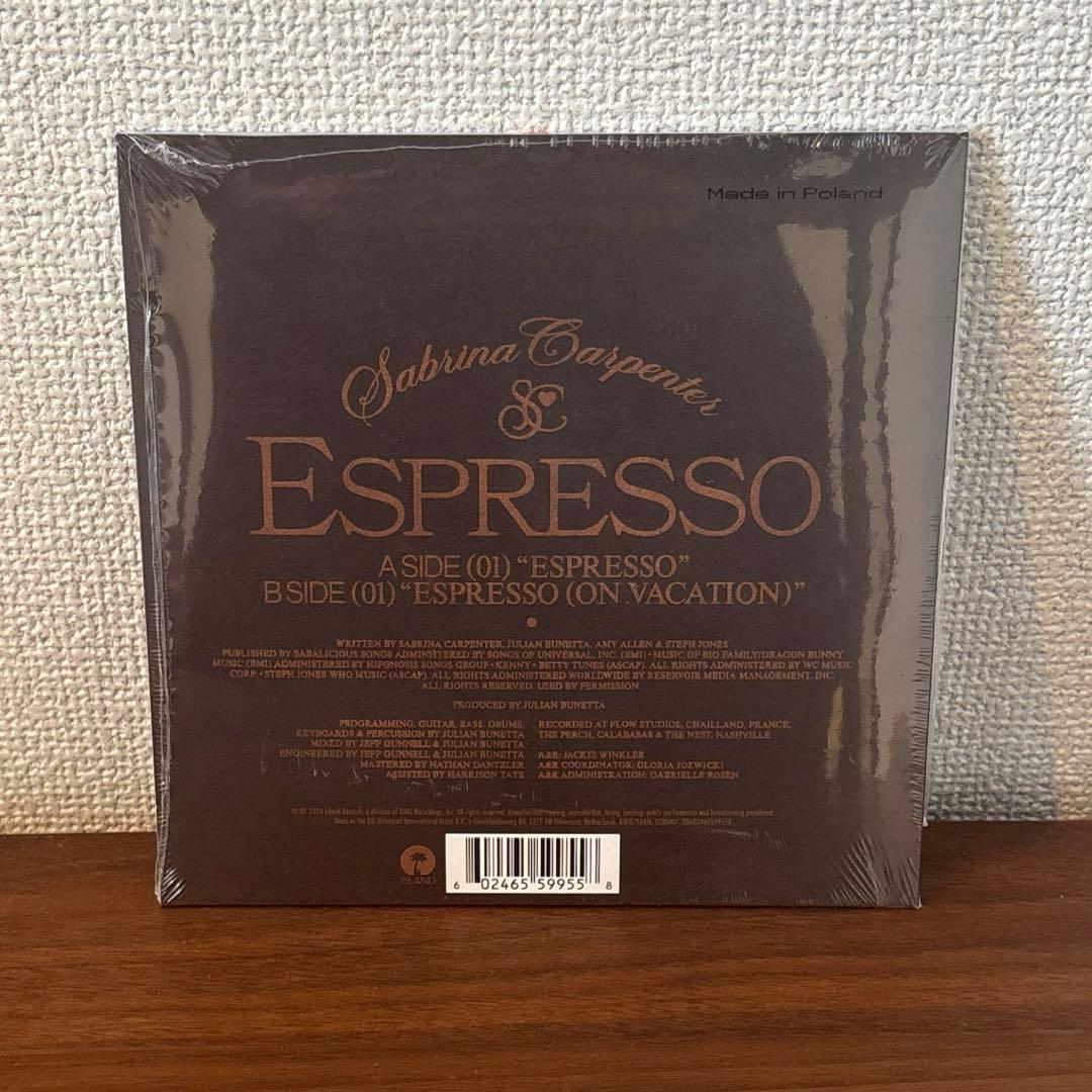 苺*福様 Sabrina Carpenter / Espresso シングルLP