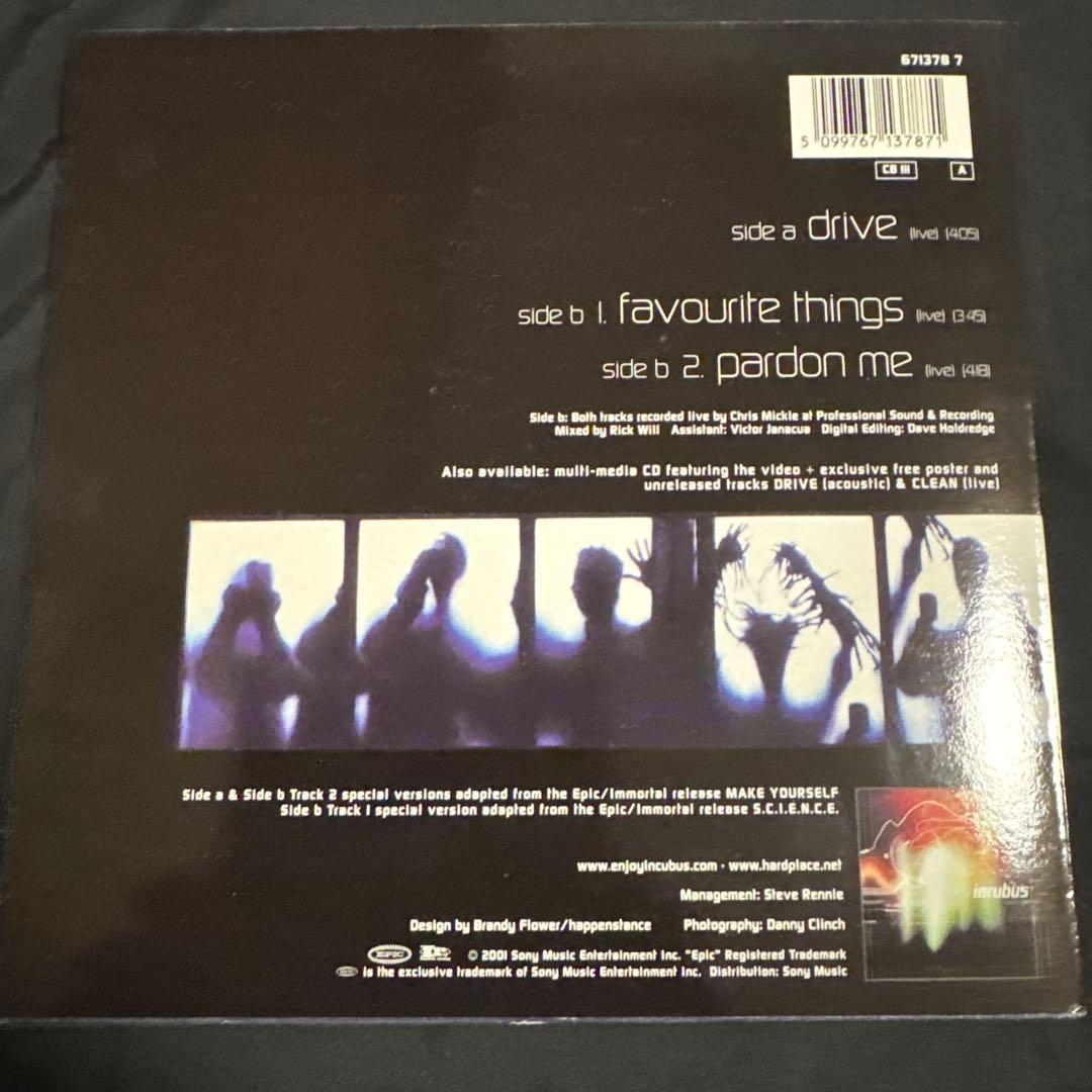 Incubus Drive 限定版シングル　7インチEP レコード