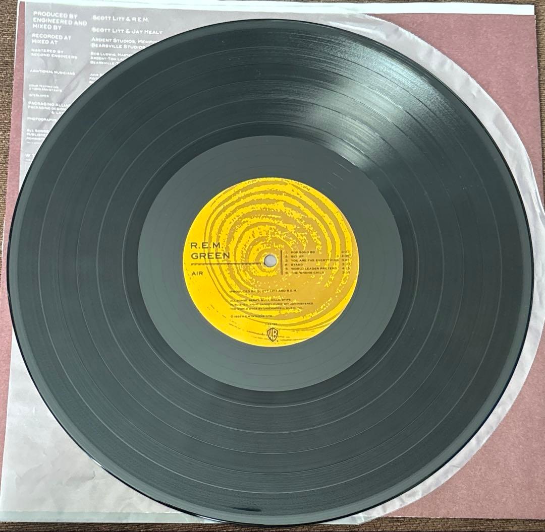 R.E.M. GREEN LP REM グリーン