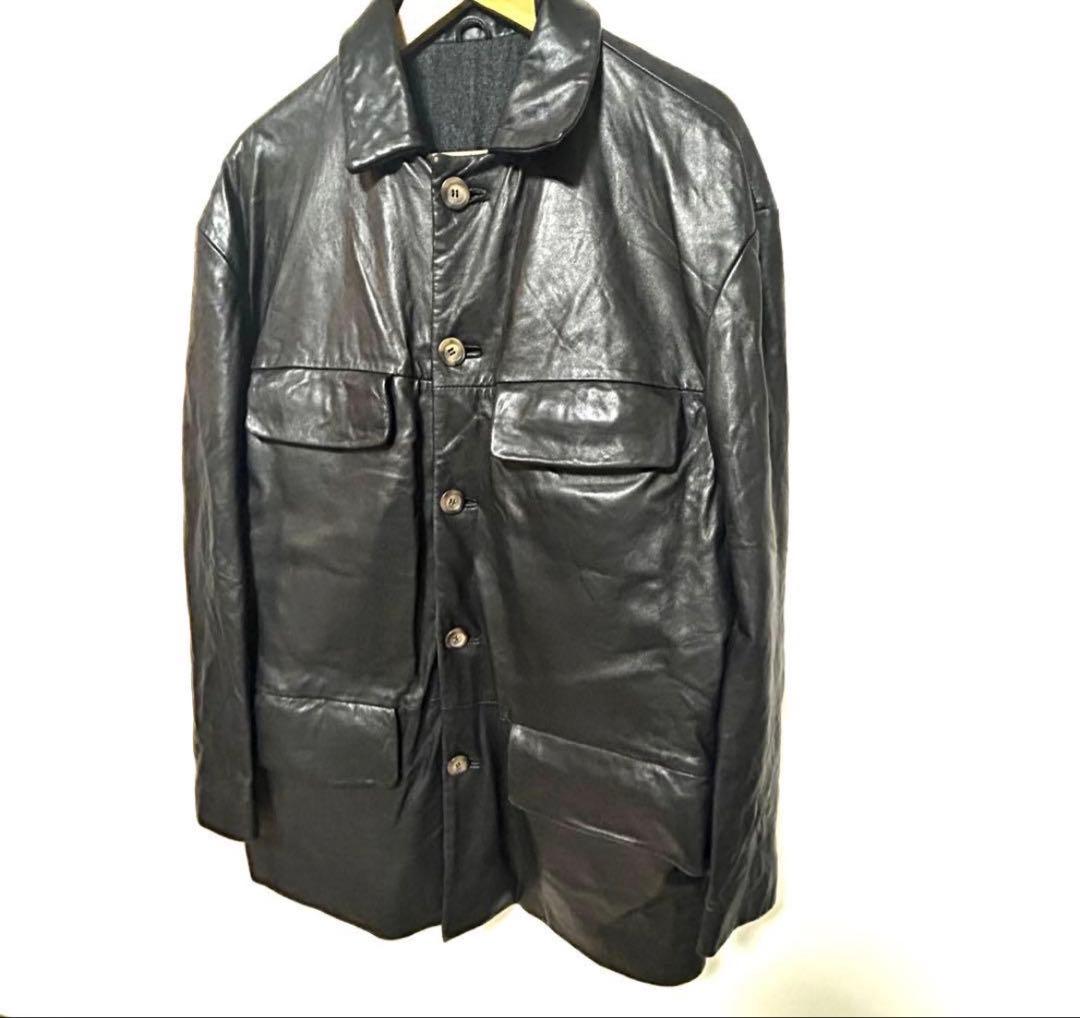 90s Vintage カーコート レザージャケット ラムレザー ビンテージ