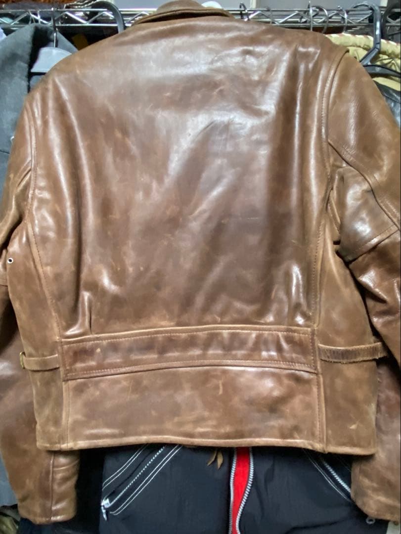 Aero Leather Co. ブラウンレザージャケット サイズ36