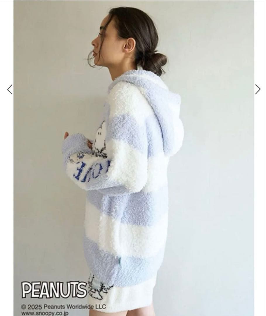 【PEANUTS】【UNISEX】オリジナルアート ジャガードパーカ