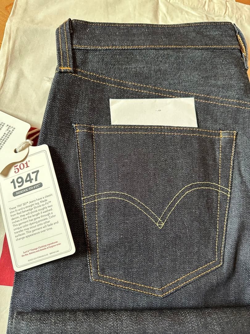 LEVI'S LVC 501xx 1947 復刻 デッドストック 新品 w36