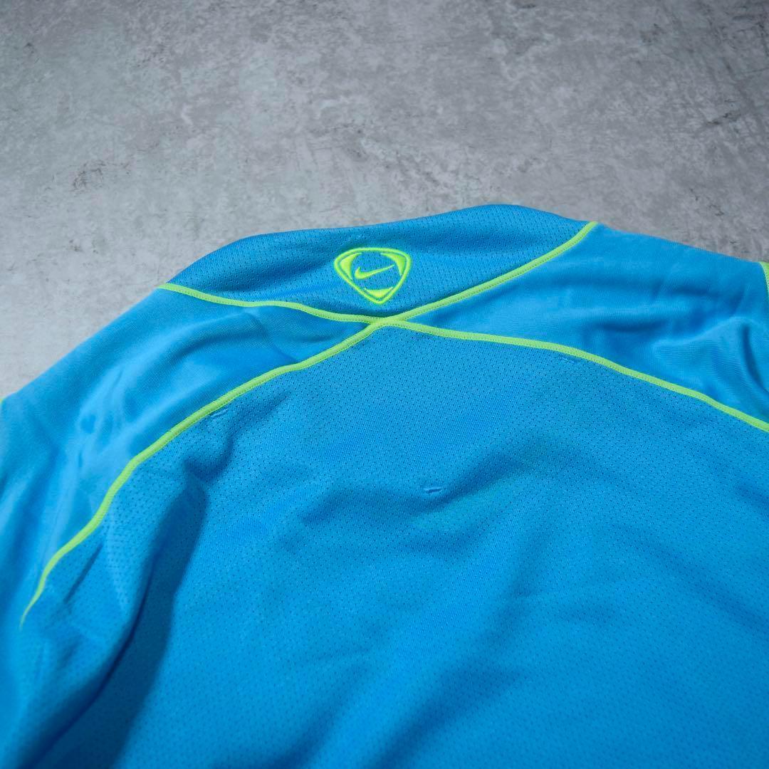 y2k NIKE バルセロナ 2007/08 長袖ゲームシャツ 00s テック
