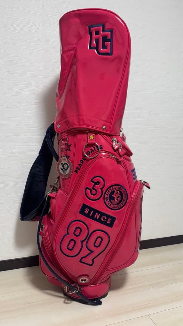 PEARLY GATES 30TH ゴルフバッグ ピンク