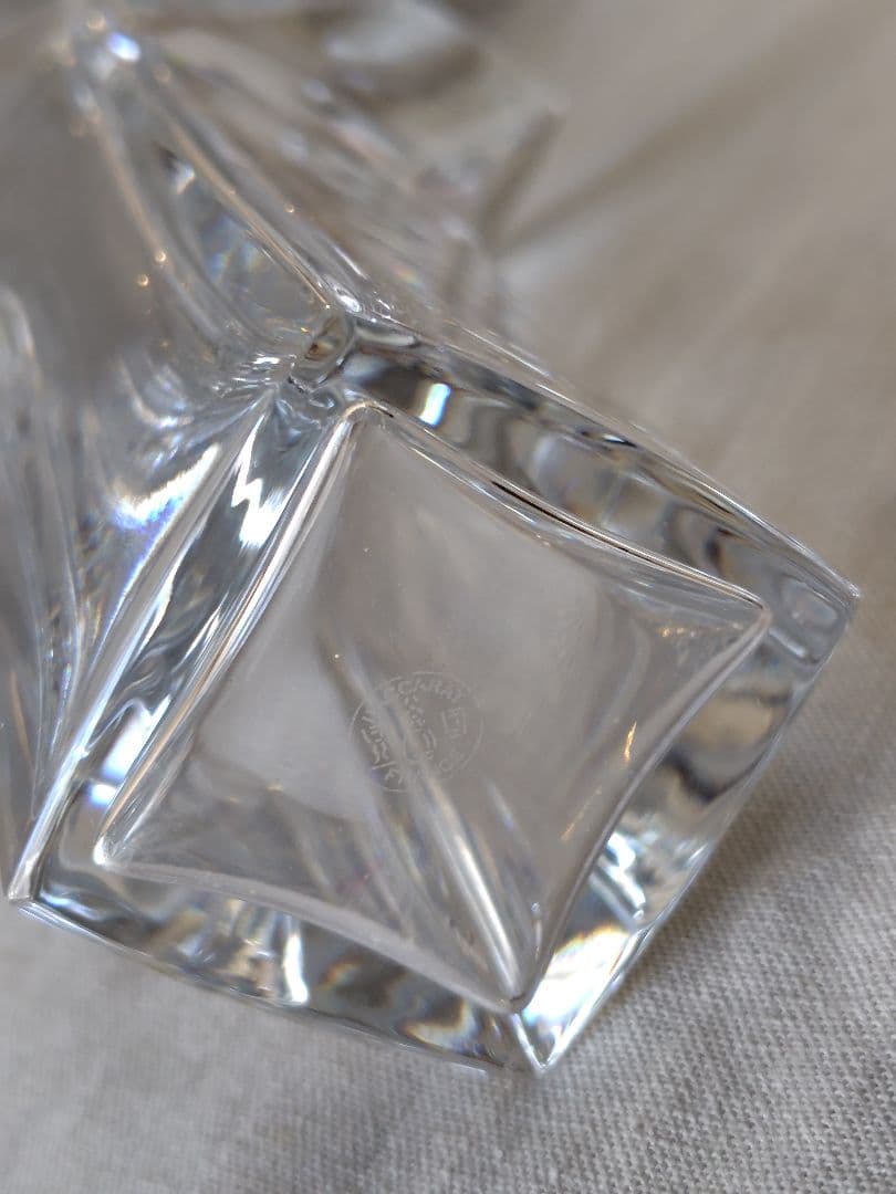 Baccarat クリスタル花瓶　　　　　　フラワーベース　バカラシール付き