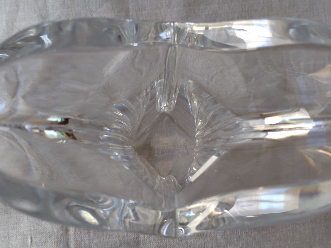 Baccarat クリスタル花瓶　　　　　　フラワーベース　バカラシール付き