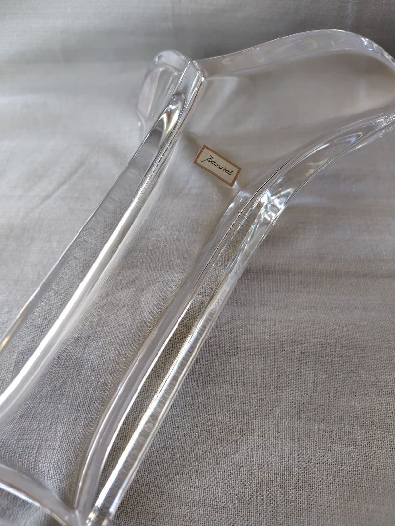 Baccarat クリスタル花瓶　　　　　　フラワーベース　バカラシール付き