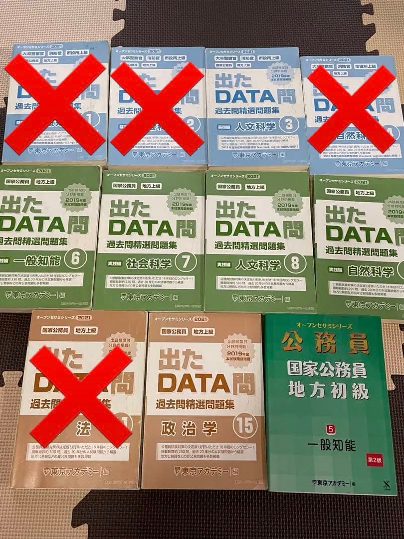 《未使用多数》東京リーガルマインド 出たDATA問 公務員試験 32点セット