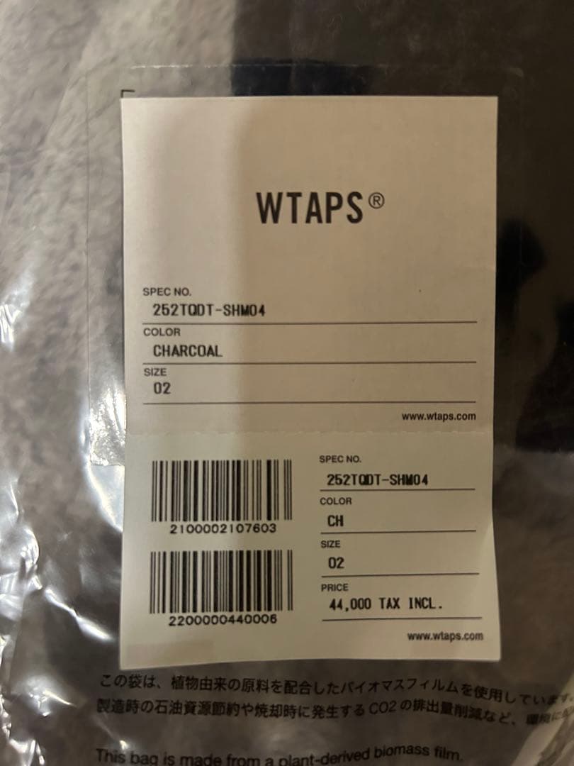ジャケット・アウター WTAPS TXT 02 LS WONY TWEED TEXTILE 25aw