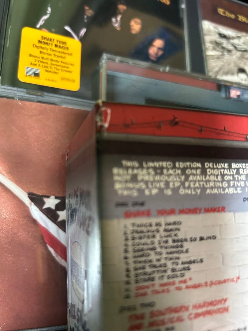 来日決定。CD BOX ブラッククロウズSHONUFF 5枚組セット　輸入盤