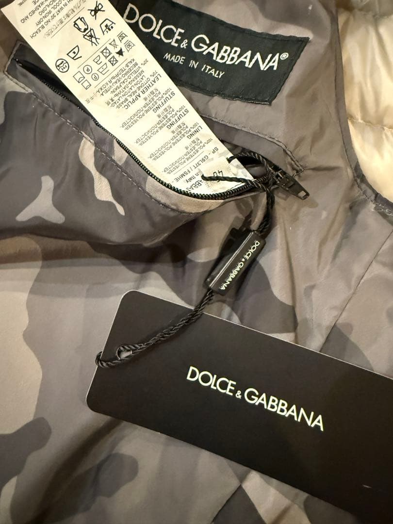 Dolce & Gabbana カモフラージュ ダウンベスト