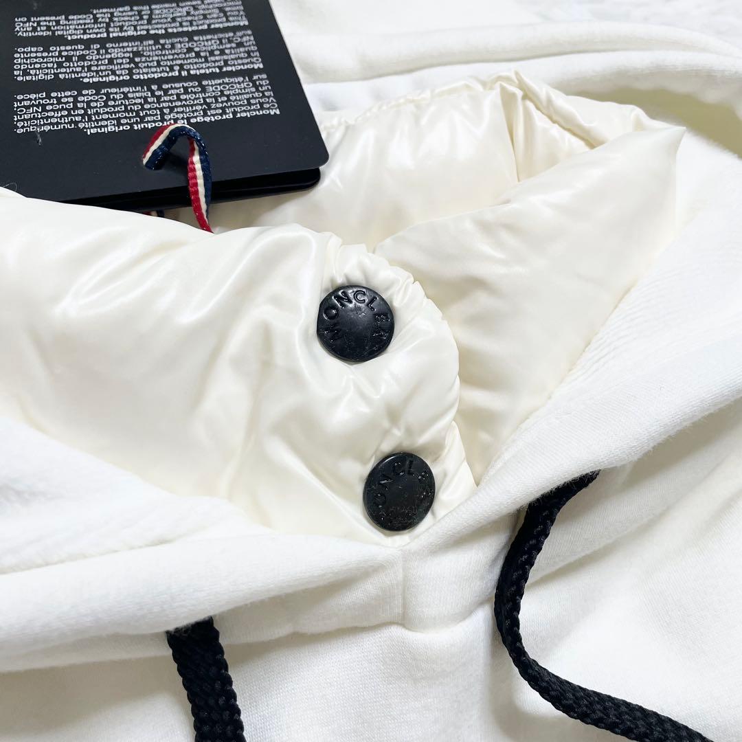 モンクレール　ダウン パーカー MAGLIA ホワイト アイボリー フード