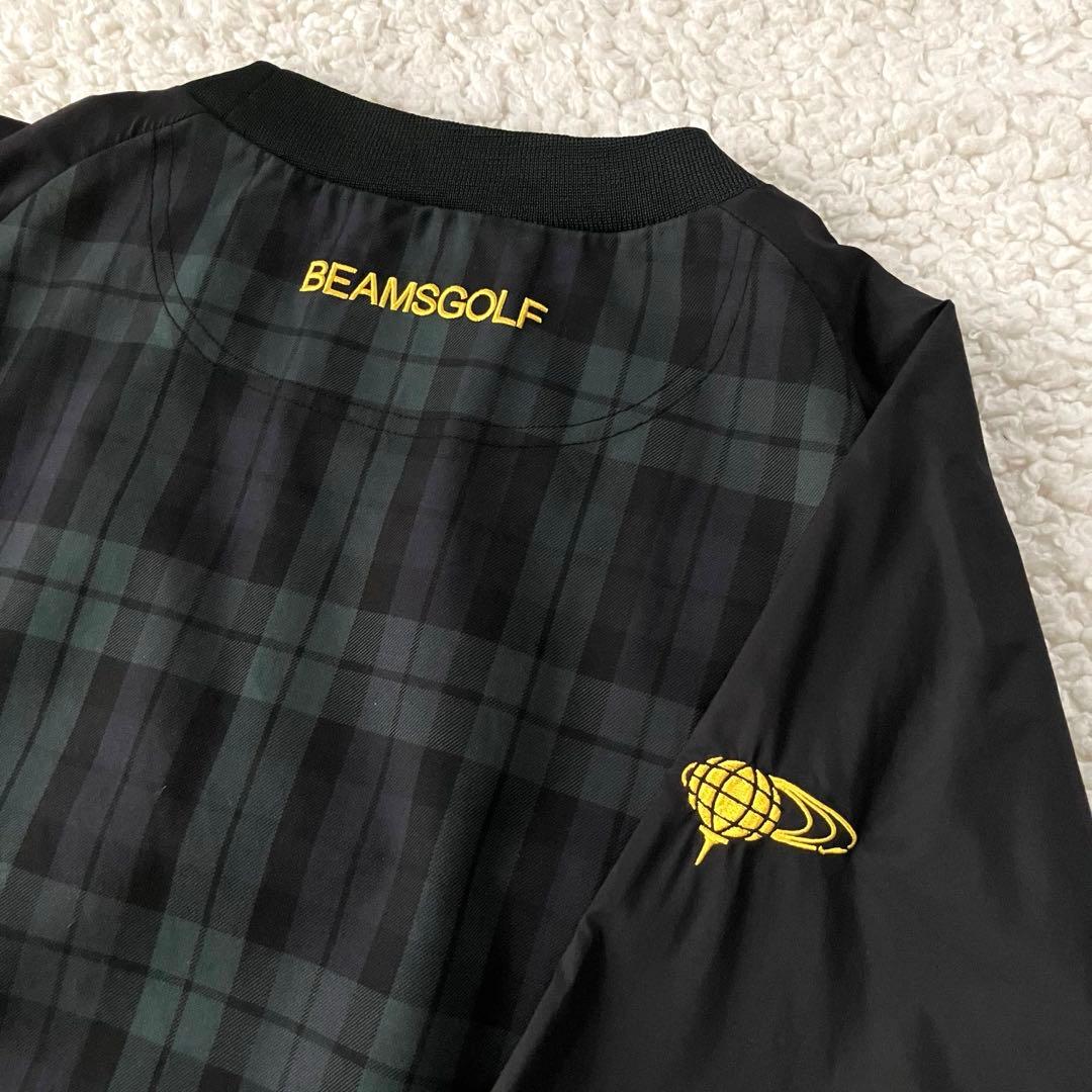 美品　BEAMS GOLFビームスゴルフ スニード　チェック　プルオーバー