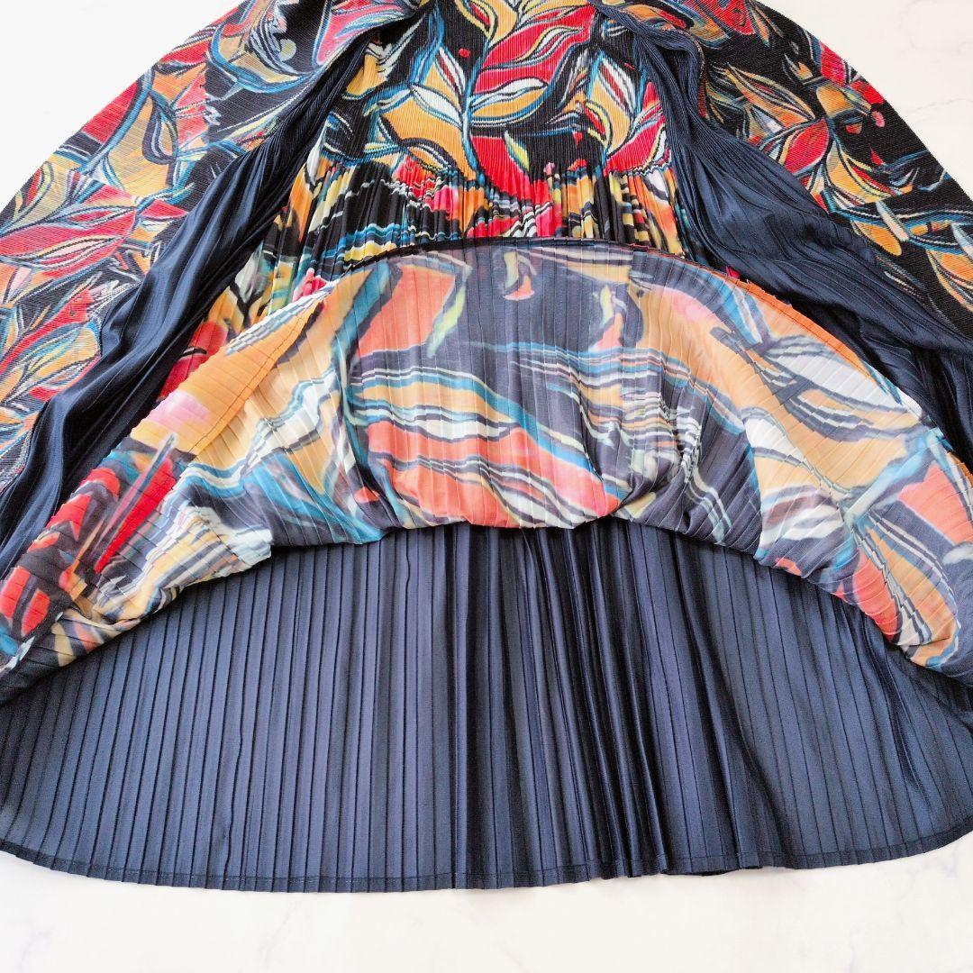 美品✨️BellchuYery ベルチュベリー プリーツワンピース M-L