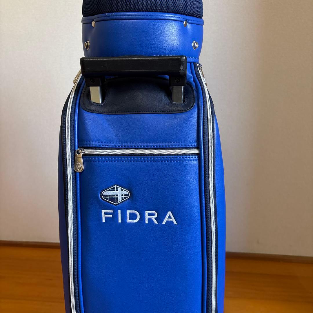FIDRA フィドラ キャディバッグ ブルー キャスター付 フード無
