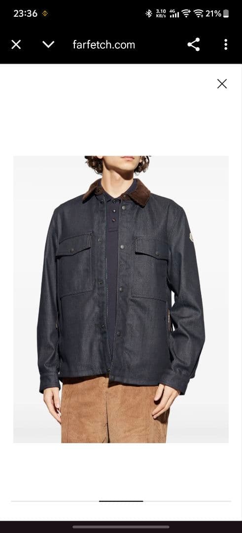 E.C.ページ MONCLER　デニムジャケット