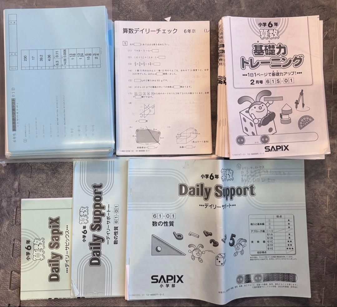 user_d5547334 ⭐︎最新版フルセット③ SAPIXサピックス6年