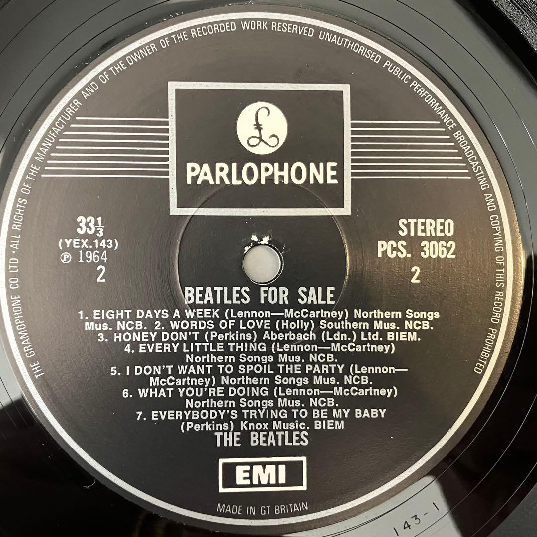 BEATLES FOR SALE UK 1 EMI BOX STEREO 凄音