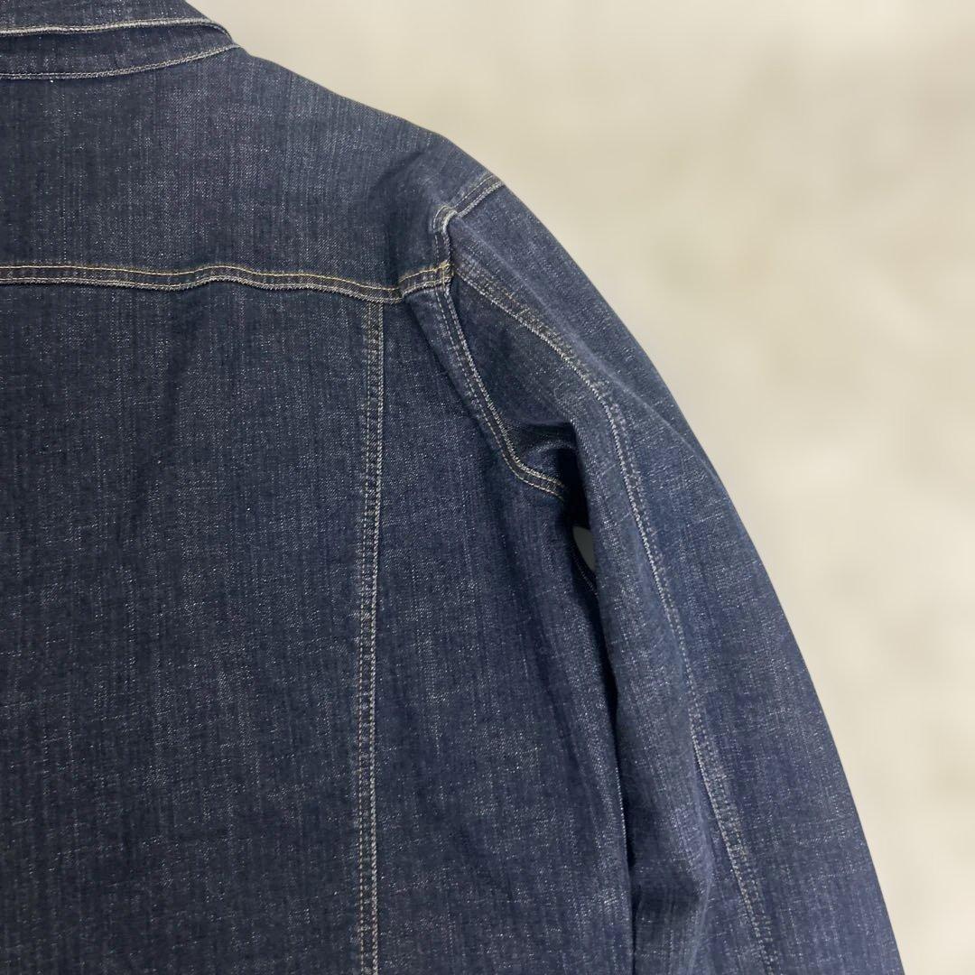 【極美品】ポロジーンズ 三角タグ デニムジャケット 濃紺　Lサイズ