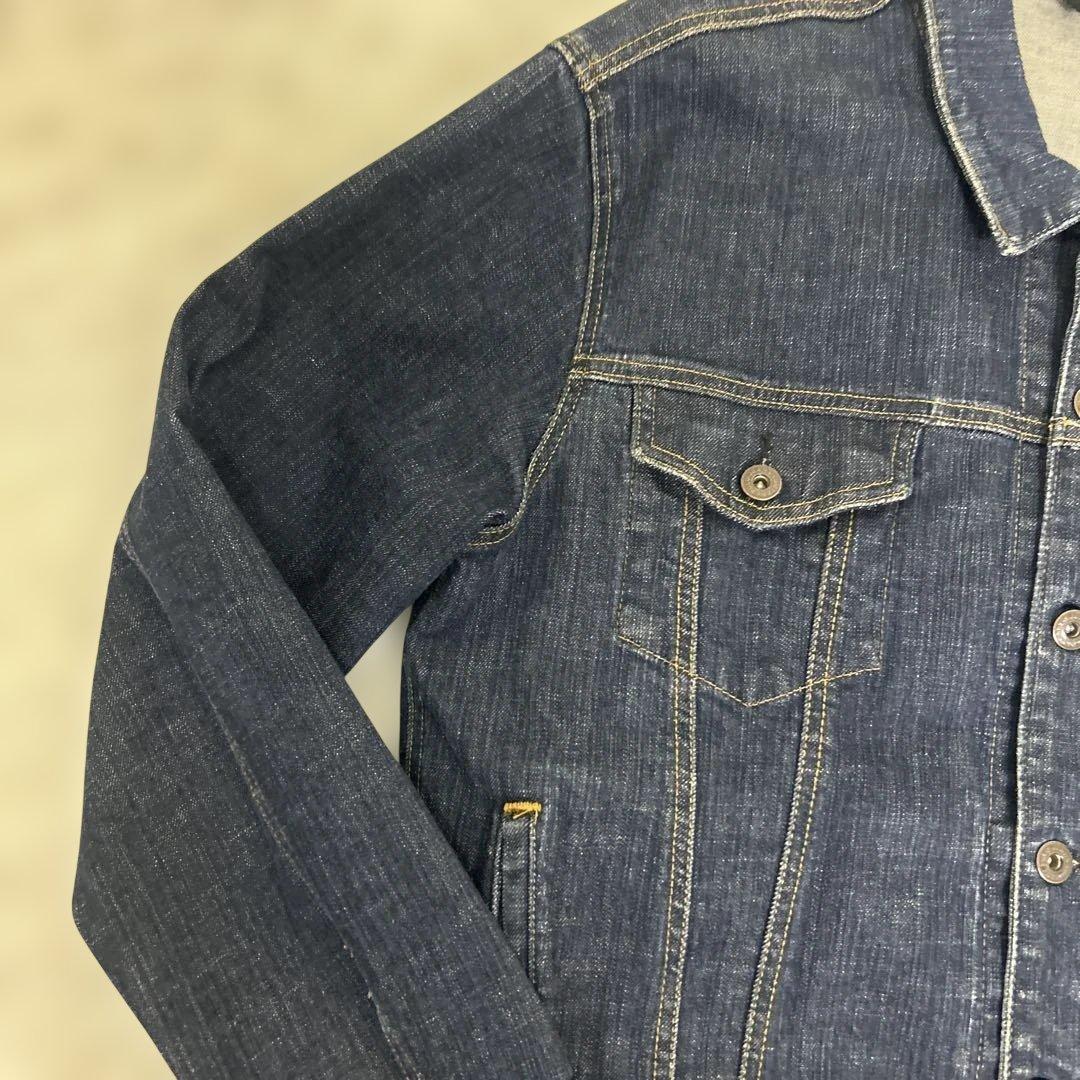 【極美品】ポロジーンズ 三角タグ デニムジャケット 濃紺　Lサイズ