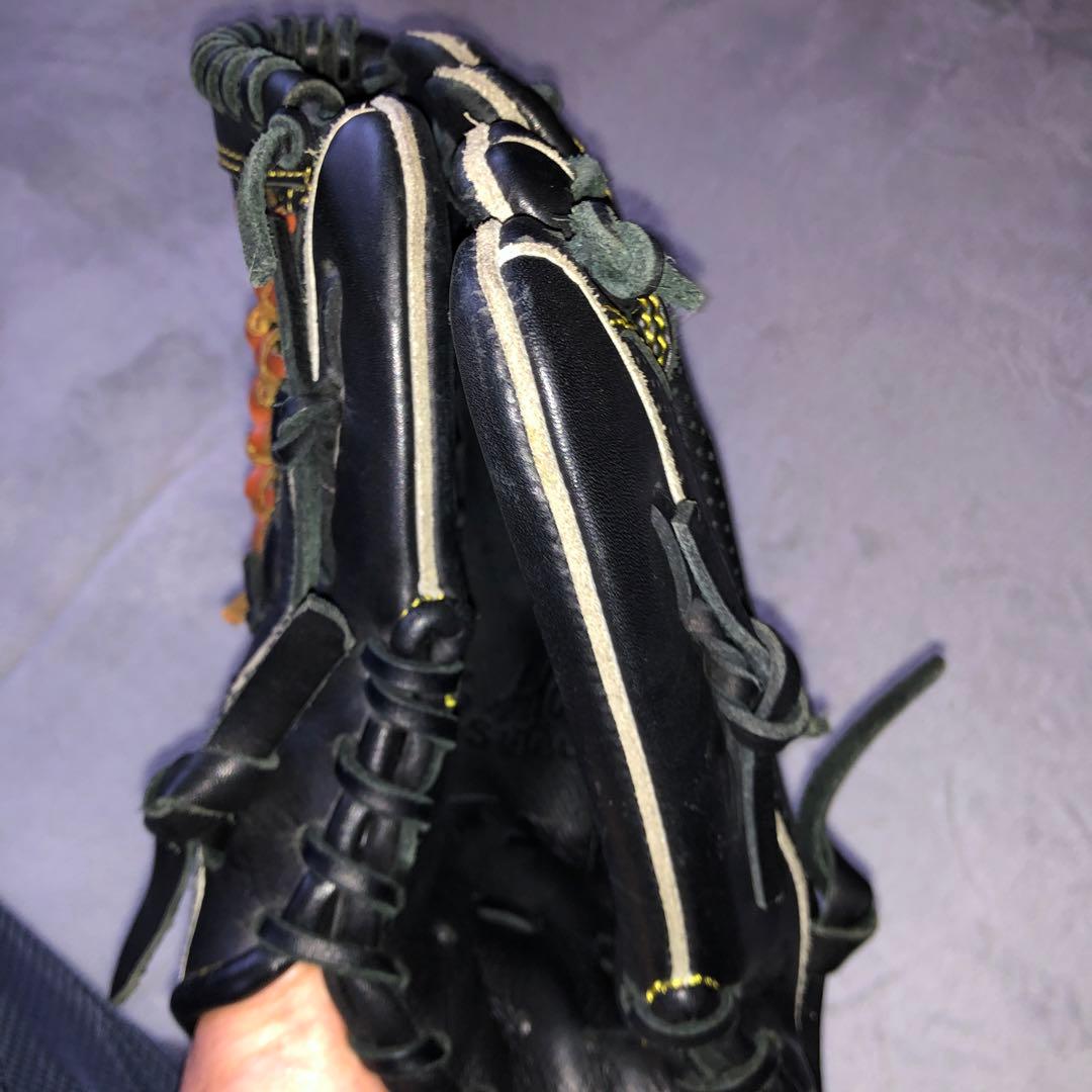 少年軟式野球　グローブ 黒　Mサイズ