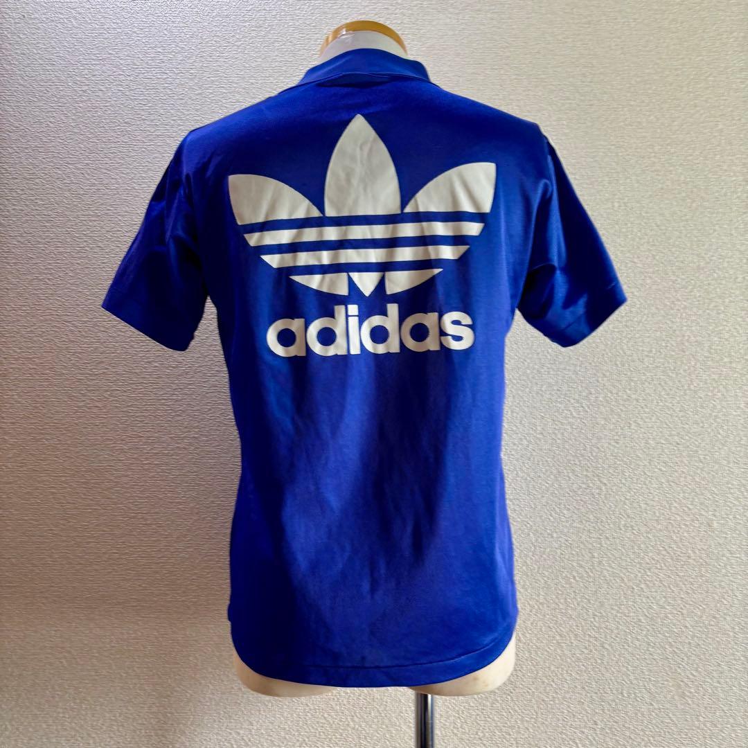 希少 デサント製 80s 90s old adidas アディダス ゲームシャツ