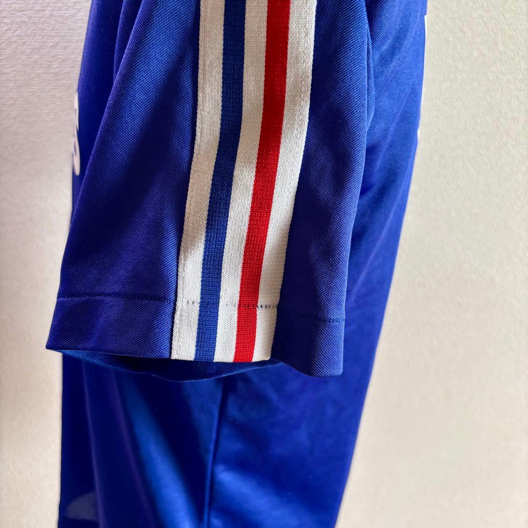 希少 デサント製 80s 90s old adidas アディダス ゲームシャツ