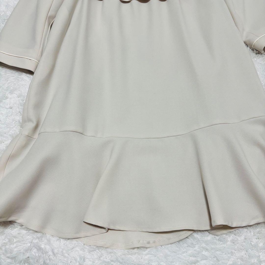 美品　ELENA マタニティ　授乳口付きフォーマルワンピース　Lサイズ