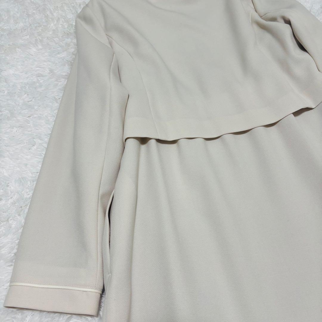 美品　ELENA マタニティ　授乳口付きフォーマルワンピース　Lサイズ