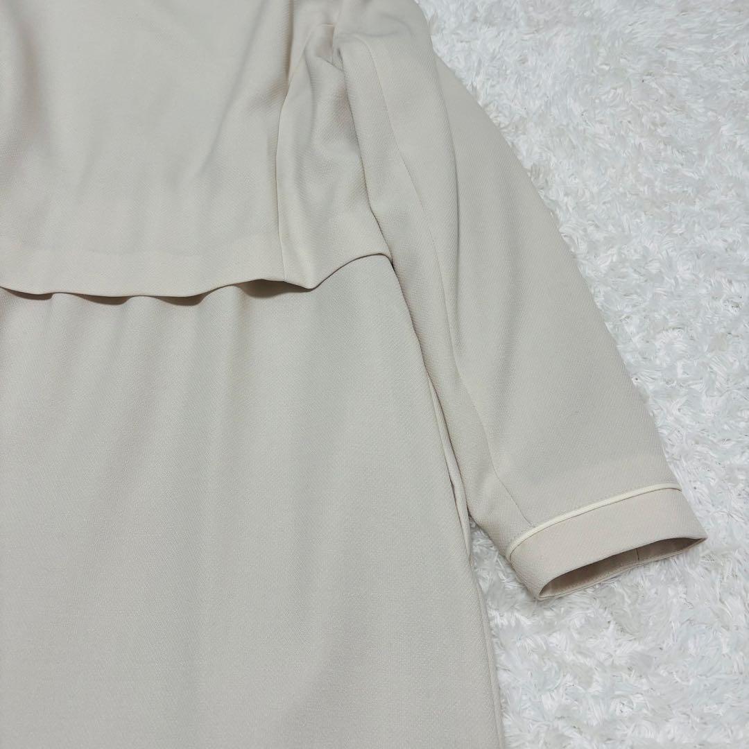 美品　ELENA マタニティ　授乳口付きフォーマルワンピース　Lサイズ