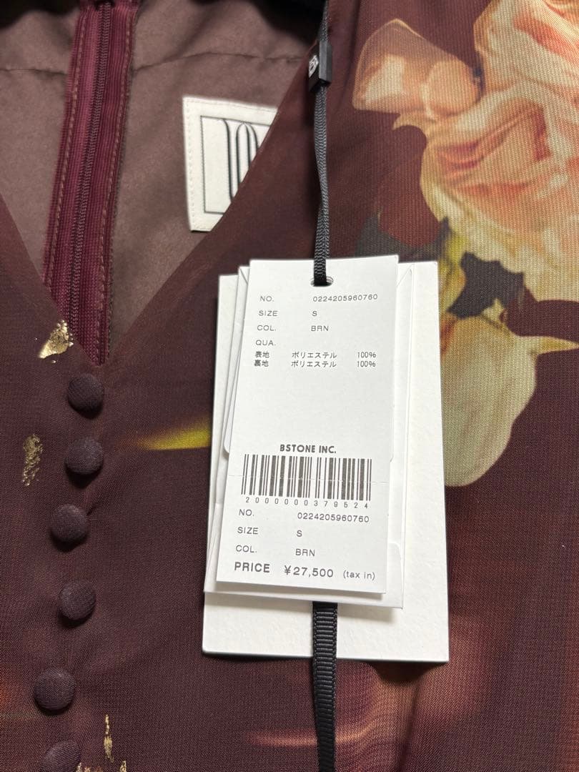 【新品】AMERI UND SCAN FLOWER DRESS