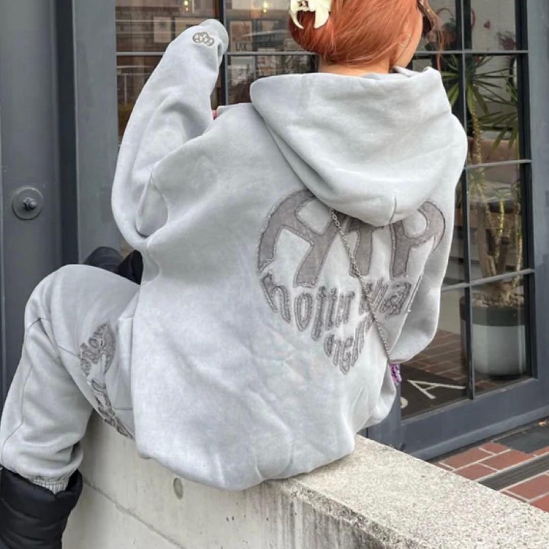 トップス hth vintage like Heart Logo Hoodie