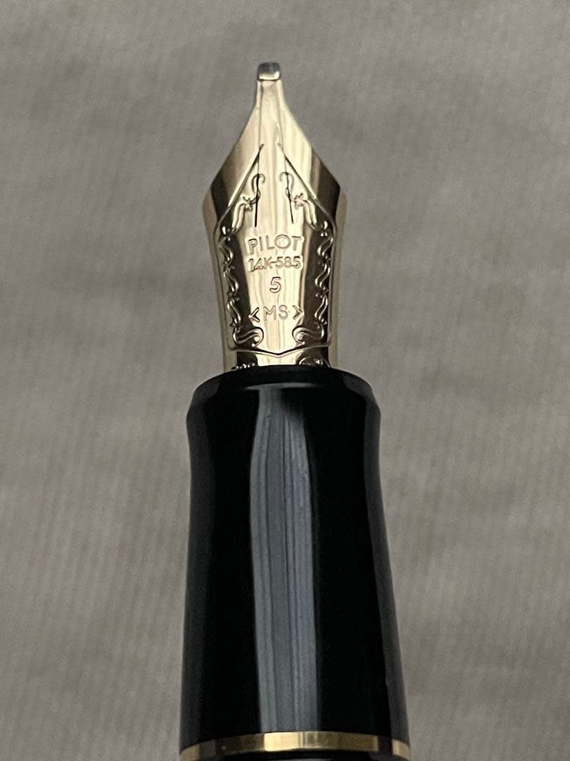 Pilot パイロット 万年筆 カスタム74 MS ミュージック 黒 14K