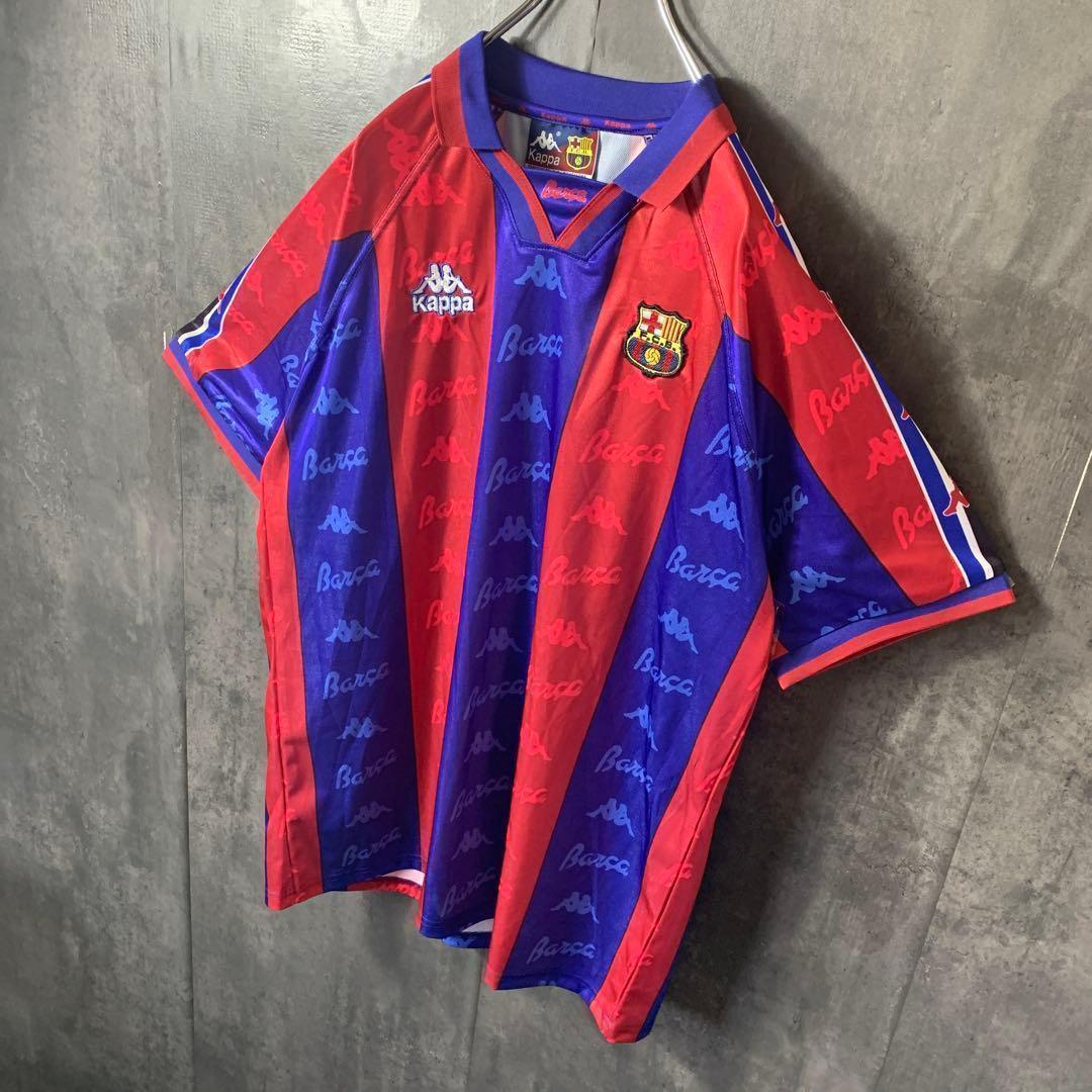 【★ロナウド】 カッパ バルセロナ 96/97 レトロユニフォーム 9番 2XL