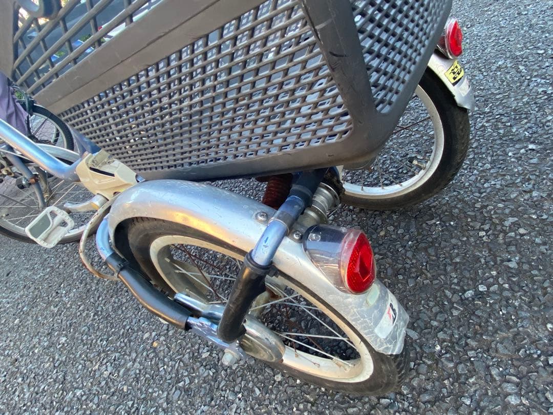 ブリヂストン電動アシスタワゴン三輪車 ブルー