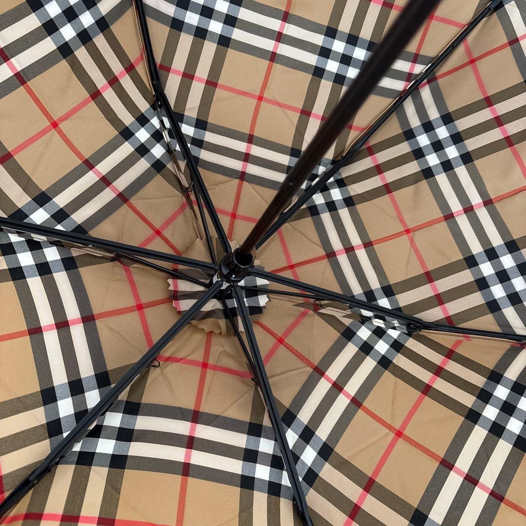 あ*や様 Burberry 折りたたみ傘 チェック ベージュ 日本製