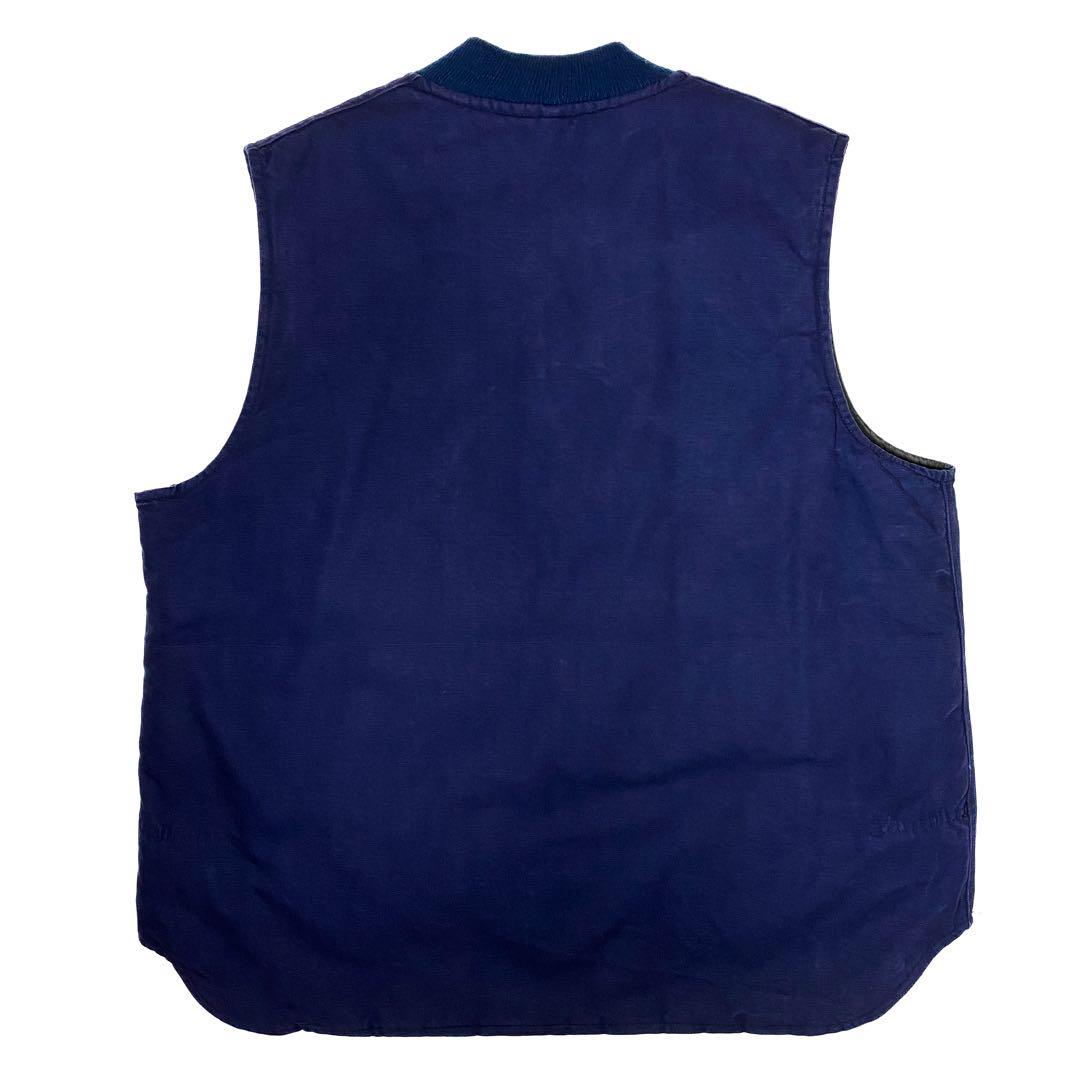 ジャケット・アウター 80s CARHARTT DUCK VEST NAVY