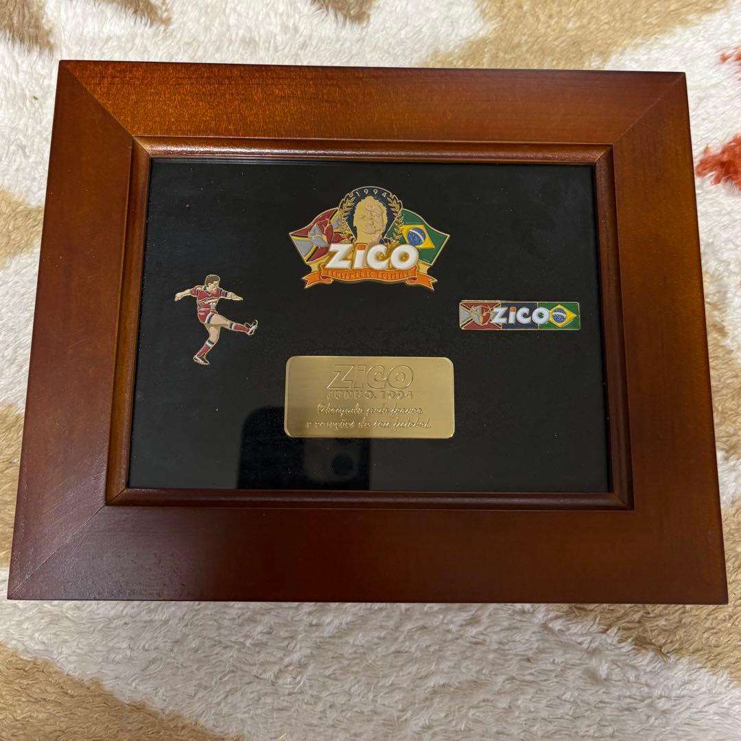 zico ジーコ　ピンズセット　額入り1994サッカーJリーグ