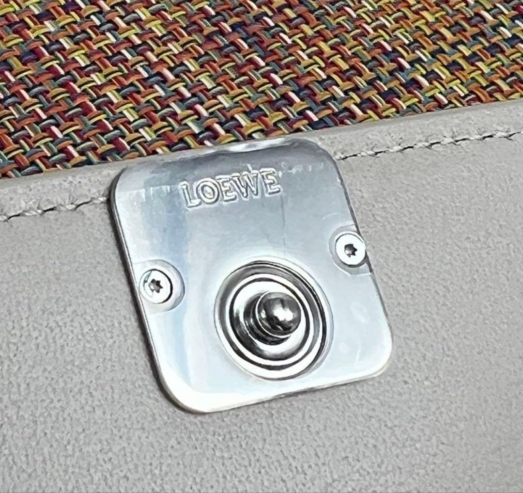 新品未使用LOEWE ロエベ アナグラム　キーケース　ぺブルグレインカーフ