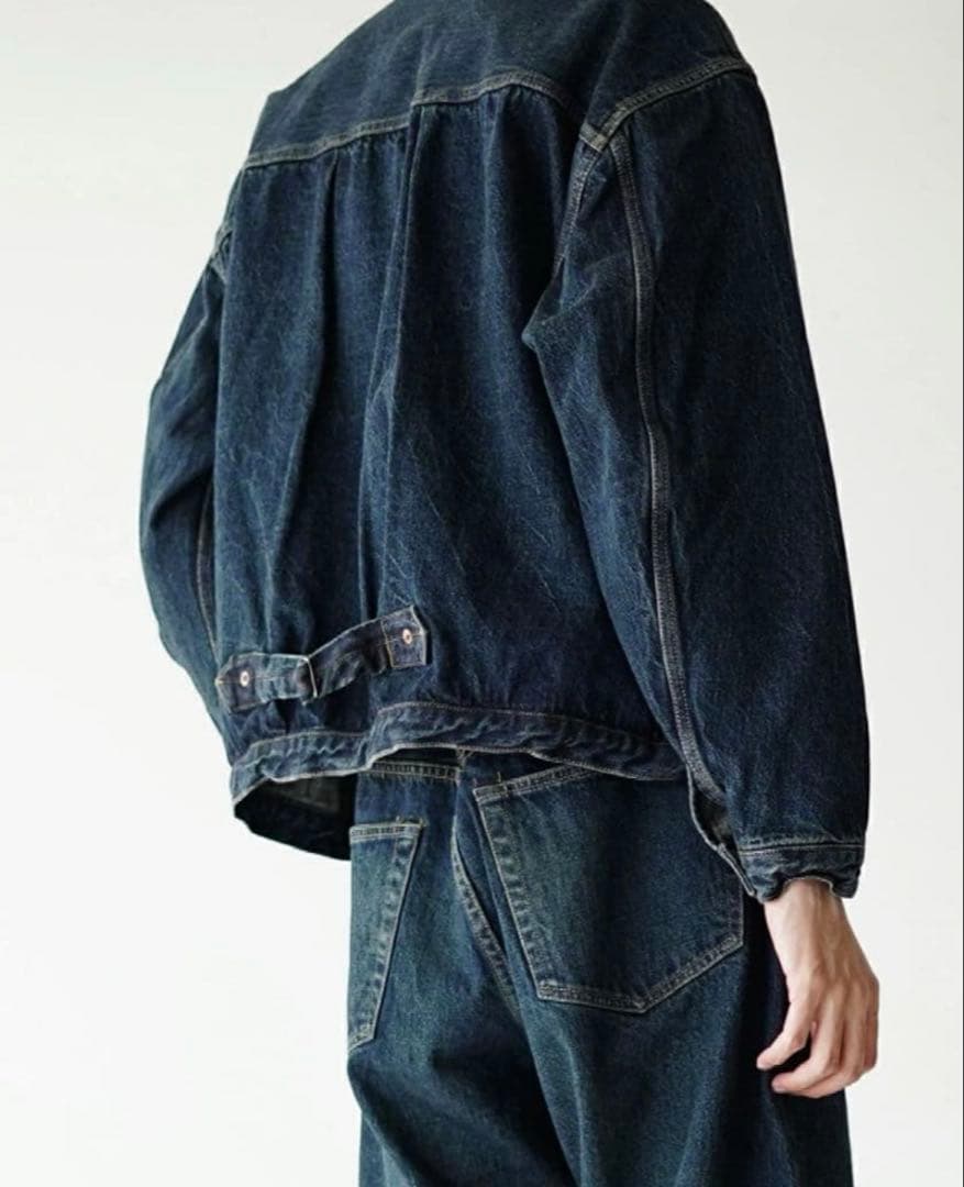 美品 KAPTAIN SUNSHINE DENIM TRACKER JACKET