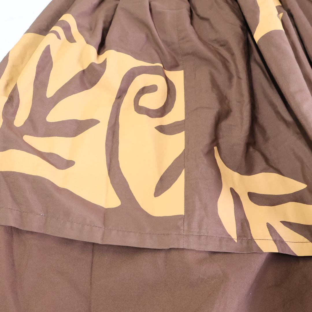 【美品 フラダンス用衣装】ブラウン Tahiti Importsタヒチインポーツ