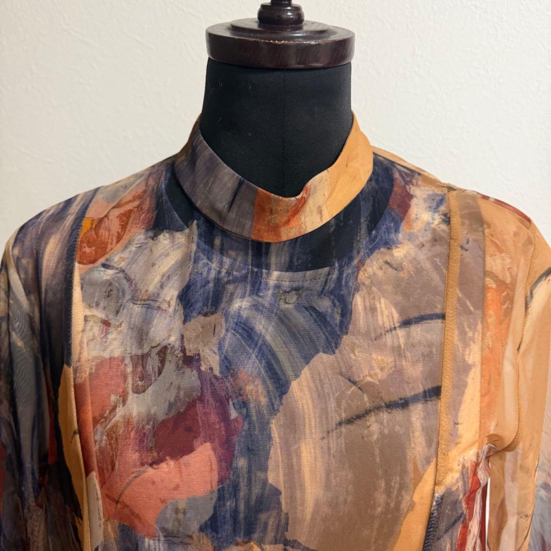 ワンピース Ameri VINTAGE UND GYPSUM ART DRESS