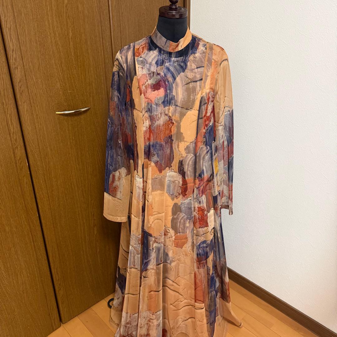 ワンピース Ameri VINTAGE UND GYPSUM ART DRESS