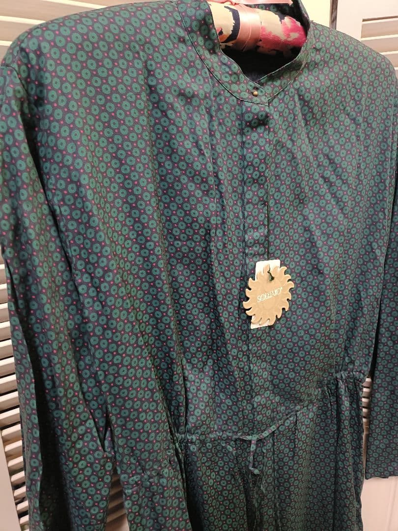 souleiado リヨセル長袖シャツワンピース 36サイズ　新品